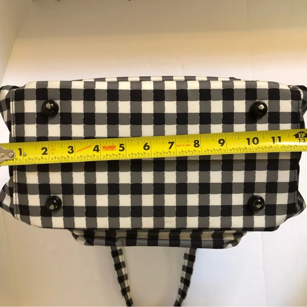 Ju-Ju-Be Black and White Gingham Baby Bag